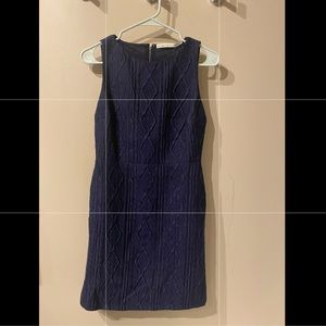SOLDAlice and Olivia Mini Dress in Dark Blue